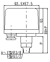 SPS-18-Pの外形図