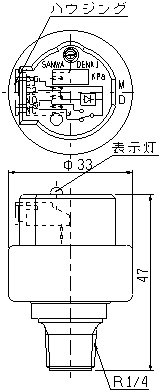 SPS-35の外形図